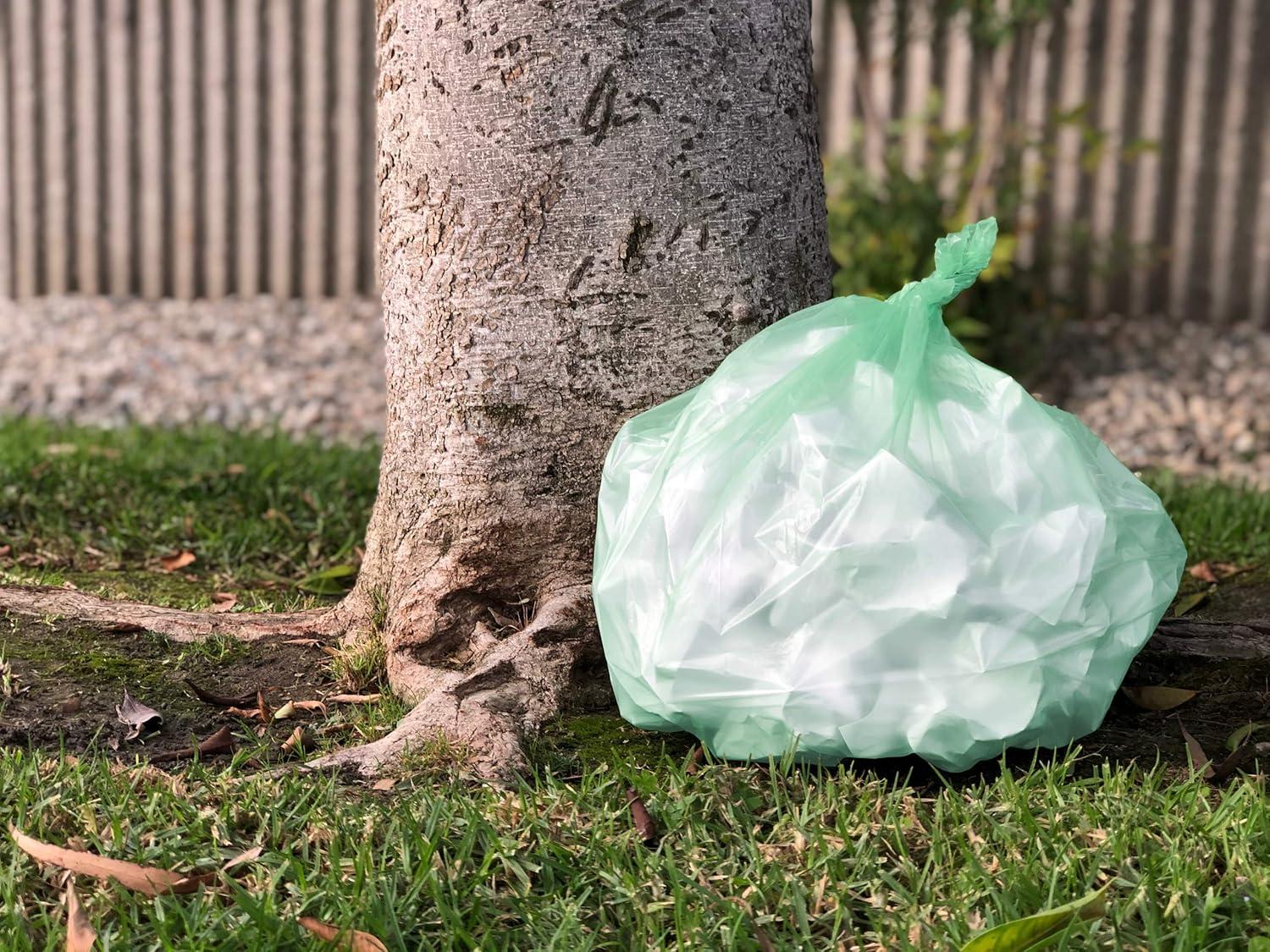 image:imageReli Compostable 68 Gallon Trash Bags 200 Count Bulk ASTM D6400 Green EcoFriendly For Compost