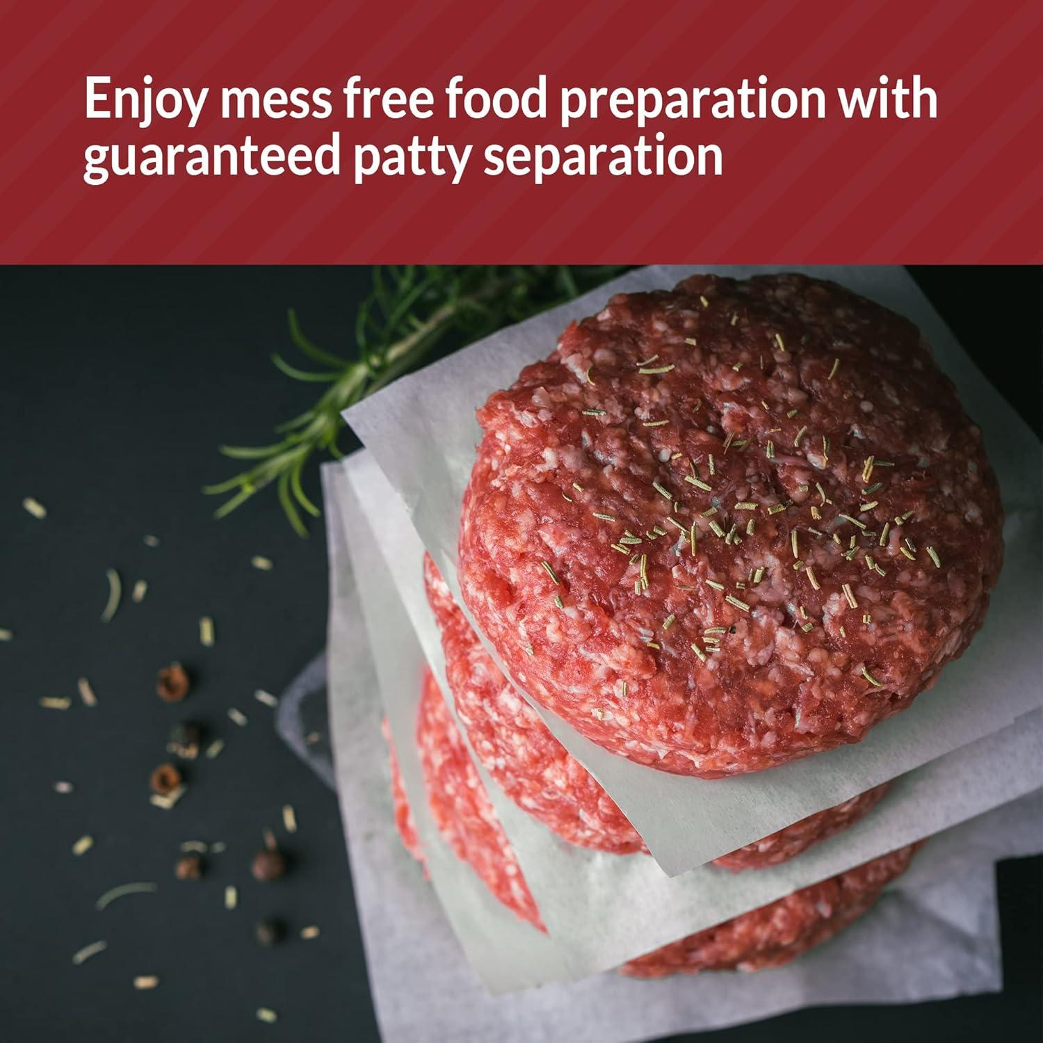 image:imageReli Hamburger Patty Paper 1100 Pack 475 x 5 Square Wax Paper Squares Food Grade Patty amp Parchment NonStick Sheets for Burger Press Deli Butcher Meat ResturantGrade
