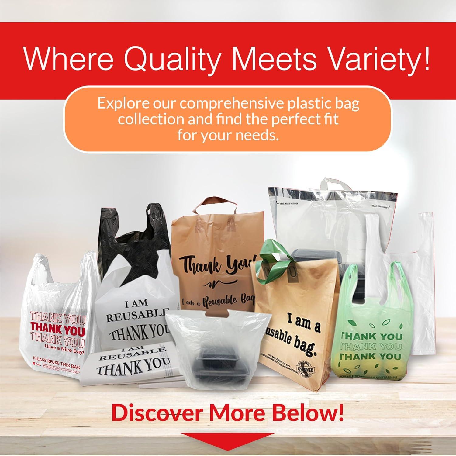 image:imageReli Thank You TShirt Bags 350 Ct amp Thank You TShirt Bags 1050ct