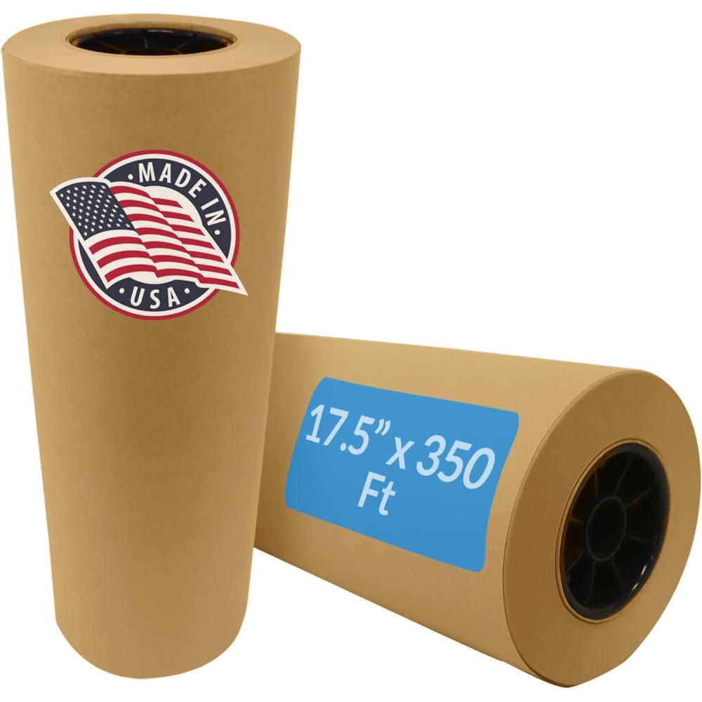 image:imageReli Kraft Paper Roll  175 x 350 Feet  Jumbo Roll  Made in USA  Brown Craft amp Wrapping Paper  Plain Kraft Packing for Shipping Moving ArtsCrafts Table Cover  Bulk1 Count Pack of 1
