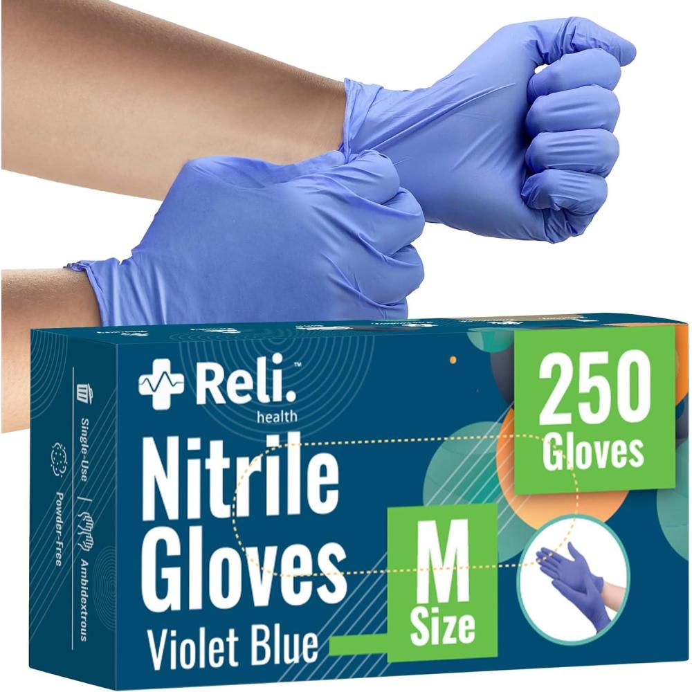 image:imageReli Nitrile Gloves Blue M