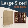 Reli. 10x5x13 in. Brown Paper Bags with Handles | 55 Pack | Kraft Paper Shopping Bags with Twist Handles | Ideal for Gifts, Retail, Shopping, Merchandise, Take Out/To Go, Party, Crafts