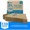 Reli. 110 Pack | 10″x5″x13″ | Paper Thank You Bags w/Handles | Brown Paper Bags, Printed | Small Thank You Giftbag for Guests | Gifts, Wedding, Merchandise, Small Business