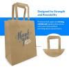Reli. 110 Pack | 10″x5″x13″ | Paper Thank You Bags w/Handles | Brown Paper Bags, Printed | Small Thank You Giftbag for Guests | Gifts, Wedding, Merchandise, Small Business