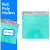 Reli. (110 Pcs) 24×24″ Poly Mailers, Teal | Shipping Bags for Clothing | X-Large Poly Bags for Shipping, Small Business | Mailing/Packaging 24×24 Inch | Non-Padded Shipment Envelopes, Self Seal(110)
