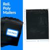 Reli. (110 Pcs) Poly Mailers 19×24″, Black | Large Shipping Bags for Small Business | Mailing Bags for Shipping | Packaging for Clothing | Non-Padded Envelopes/Polybags, Self Sealing