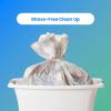 Reli. 1-2 Gallon Trash Bags | 2000 Bags | Clear | Bathroom | Strong | Garbage