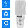 Reli. (120 Pcs) 8 oz Paint Mixing Cup/Resin Mixing | Disposable Measuring Cups | Clear Plastic Measure | Use for Paint, Epoxy Resin, Pigments