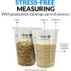 Reli. (120 Pcs) 8 oz Paint Mixing Cup/Resin Mixing | Disposable Measuring Cups | Clear Plastic Measure | Use for Paint, Epoxy Resin, Pigments