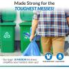 Reli. 13 Gallon Trash Bags Drawstring (100 Count) | Tall Kitchen Garbage Bags, Unscented | Ideal for Kitchen, Home | Blue Recycling Can Liners w/Drawstring