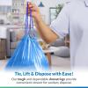 Reli. 13 Gallon Trash Bags Drawstring (50 Count) | Tall Kitchen Garbage Bags, Unscented | Ideal for Kitchen, Home | Blue Recycling Can Liners w/Drawstring