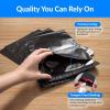 Reli. (220 Pcs) 14.5×19″ Black Poly Mailers | Shipping Bags for Small Business | Black Mailing Bags for Shipping | Packaging for Clothing | Non-Padded Envelopes/Polybag, Self Sealing