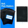 Reli. (220 Pcs) 14.5×19″ Black Poly Mailers | Shipping Bags for Small Business | Black Mailing Bags for Shipping | Packaging for Clothing | Non-Padded Envelopes/Polybag, Self Sealing