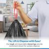 Reli. 30 Gallon Trash Bags Drawstring (25 Count) | Black Garbage Bags 30 Gallon Heavy Duty | Large for Home & Outdoor Use | Drawstring