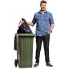Reli. 39 Gallon Trash Bags Drawstring (100 Count) Large 39 Gallon Heavy Duty Drawstring Trash Bags, Garbage 39Gal Capacity, Lawn Leaf (39Gal, Black)(1 Count (Pack of 100))