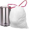Reli. 39 Gallon Trash Bags Drawstring (100 Count) Large 39 Gallon Heavy Duty Drawstring Trash Bags, Garbage 39Gal Capacity, Lawn Leaf (39Gal, Black)(250 Count (Pack of 1))