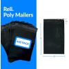 Reli. (440 Pcs) 10×13″ Poly Mailers, Black | Shipping Bags for Clothing, Small Business | Black Poly Bags for Shipping, 10×13 Inch | Mailing/Packaging | Non-Padded Envelopes Self Sealing