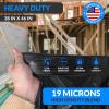 Reli. 45 Gallon Trash Bags Heavy Duty (25 Count) | Black | Twist Ties Included | Extra Tough, Leak-Proof Garbage Bags | Ideal for Large Clean Ups