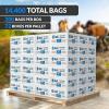 Reli. 50 Gallon Trash Bags | Heavy Duty | 14,400 Total | 200 Bags/Case, 72 Cases/Pallet | Made in USA | Clear