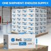 Reli. 50 Gallon Trash Bags | Heavy Duty | 14,400 Total | 200 Bags/Case, 72 Cases/Pallet | Made in USA | Clear