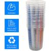 Reli. (50 Pcs) 32 oz (1 quart) Paint Mixing Cup | Disposable Measuring Cups | Clear Plastic Mixing | Use for Paint, Epoxy, Resin, Pigments (32oz)(50)