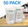 Reli. (50 Pcs) 32 oz (1 quart) Paint Mixing Cup | Disposable Measuring Cups | Clear Plastic Mixing | Use for Paint, Epoxy, Resin, Pigments (32oz)(50)