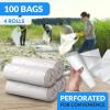 Reli. 55 Gallon Trash Bags Heavy Duty (100 Count) | Clear | Twist Ties Included | Extra Tough, Leak-Proof Garbage Bags | Ideal for Large Clean Ups