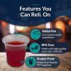 Reli. (550 Count 2 oz Plastic Shot Glasses Disposable | Clear Jello Shot Cups | Mini Plastic Cups for Party, Sauces, Samples | BPA Free, Shatterproof, 1oz Mini Glasses Disposable(2 oz (550 Count) (Pack of 2))
