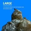 Reli. 55-60 Gallon Trash Bags Heavy Duty | 50 Bags | 50-60 Gallon | Large Black Garbage | Made in USA(1 Count (Pack of 50))