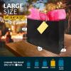 Reli. (60 Pcs Paper Shopping Bags, Black | 16x6x12 | Large Paper Bags with Handles | Strong Large Shopping for Boutique | Kraft | Use for Take Out/To Go, Retail,Restaurant (Twist Handles)
