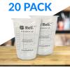 Reli. 8 oz Paint Mixing Cup/Resin Mixing (20 Pcs) | Disposable Measuring Cups | Clear Plastic Measures | Use for Paint, Epoxy Resin, Pigments (8oz)