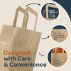 Reli. 8×4.5×10.25 in. Brown Paper Bags with Handles | 110 Pack | Kraft Brown Paper Bags with Flat Handles Bulk | Ideal for Gifts, Retail, Shopping, Merchandise, Crafts