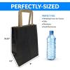 Reli. 90 Pack | 8″x4.5″x10.25″| Black Paper Bags w/Handles | Small Gift Bags/Shopping Bags | Gifts, Shopping, Retail, Party Favors