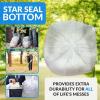 Reli. 95 Trash Bags Heavy Duty | 68 Trash Bags | Super Sizeable for Serious Garbage Cleanup (Clear)