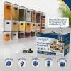 Reli. Airtight Food Storage Containers with Lids (26 Sets) | Kitchen Organizers and Storage Pantry Organizers | BPA Free Plastic Food Containers | Mega Variety Pack w/Measuring Cup, 30 Labels, Pen