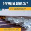 Reli. Aluminum Tape | 2 Rolls | 2″ x 50 Yards Per Roll (100 Yards Total) | Aluminum Foil Tape Two Inch Wide | Foil Adhesive for Metal Repair, HVAC, Sealing & Patching Air Ducts/Duct Work | Silver