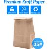 Reli. Brown Paper Bags | 500 Count | Paper Lunch Bags Ideal for Small Lunches and Crafts | Perfect for Sandwiches and Snacks(6 LB | Brown | 500 Pack)