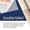 Reli. Carpet Tape | 2″ x 45 Yards (Bulk Value) | Double Sided Carpet Tape for Hardwood Floors | Heavy Duty Keeps Rug in Place | Indoor/Outdoor Rug Sticker for Hardwood, Laminate (White)