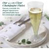 Reli. Champagne Flutes Plastic | 100 Pack | 4.5 oz – Clear | Premium Plastic Champagne Flutes | Party-Perfect for Celebrations
