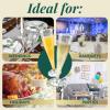Reli. Champagne Flutes Plastic | 100 Pack | 4.5 oz – Clear | Premium Plastic Champagne Flutes | Party-Perfect for Celebrations