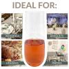 Reli. Champagne Flutes Plastic | 25 Pack | 9 oz – Clear | Stemless Premium Plastic Champagne Flutes | Party-Perfect for Celebrations