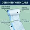 Reli. Commode Liners with Absorbent Pads (Bulk 80 Pack) | 80 Each (Liner and Pad) | Use in Bedside Toilet Chair Bucket | Portable Toilet Poop Bags | Disposable Bed Liner/Waste Bags