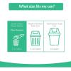 Reli. Compostable 4 Gallon Trash Bags | 180 Count | ASTM D6400 | Green | Eco-Friendly | For Compost