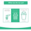 Reli. Compostable 6-8 Gallon Trash Bags | 200 Count Bulk | ASTM D6400 | Green | Eco-Friendly | For Compost