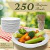 Reli. Compostable Paper Bowls, 16 oz (250 Pack – Bulk) | White Paper Bowls, Disposable | Eco-Friendly, Heavy Duty| Biodegradable, Sugar Cane Fiber Material | Small, Bagasse | Use for Soups (16oz)