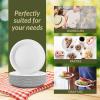 Reli. Compostable Paper Plates 7 Inch (250 Pack Bulk) | White Disposable Plates 7″ | Heavy Duty Paper Eco Friendly | Made of Sugarcane Fibers/Bagasse – Biodegradable/Compostable| Small