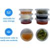 Reli. Condiment Cups with Lids, 1.5 oz (500 Sets, Bulk) Jello Shot Cups/Plastic Disposable Portion Cups (1 oz – 1.5oz Capacity) Portion/Souffle 1oz for Condiments, Bulk