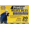 Reli. Contractor Garbage Bags 42 Gallon | 20 Trash Bags | Heavy Duty | Black Contractor