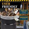 Reli. Contractor Garbage Bags 55 Gallon | 20 Trash Bags | Heavy Duty | Clear Contractor