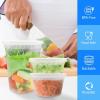Reli. Deli Containers with Lids (100 Sets) 8oz, 16oz, 32oz Variety Pack | Disposable Plastic Food Storage Containers for Soup | BPA Free Microwave Freezer Safe | 8oz (40 pc) 16oz (40pc) 32oz (20 pc)